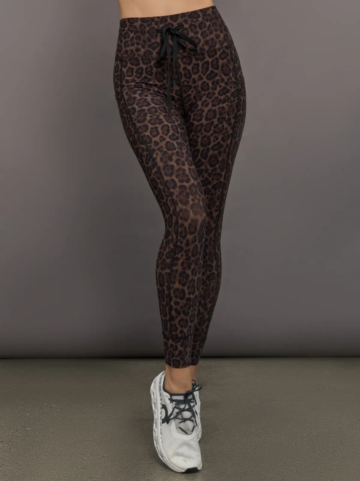 High Rise Sport Pocket Legging in Melt - Leopard Print by Carbon38
