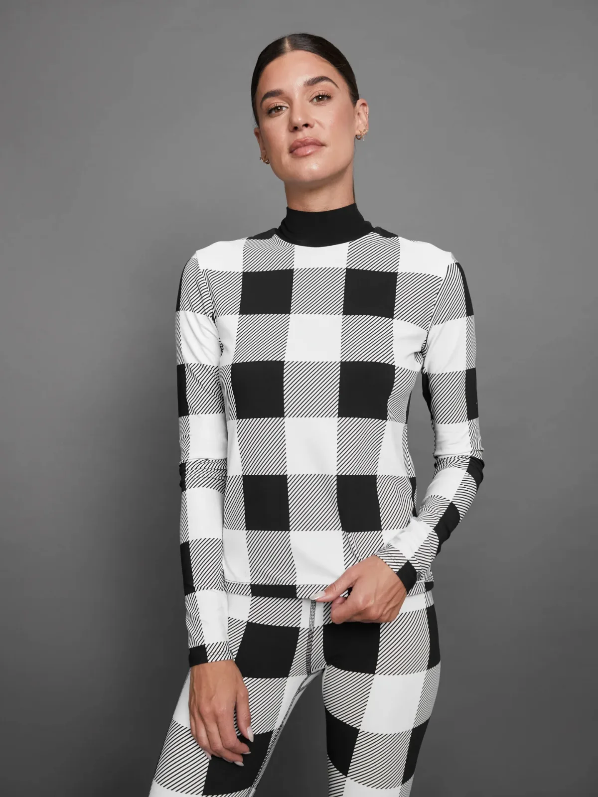 Long Sleeve Printed Base Layer by Carbon38