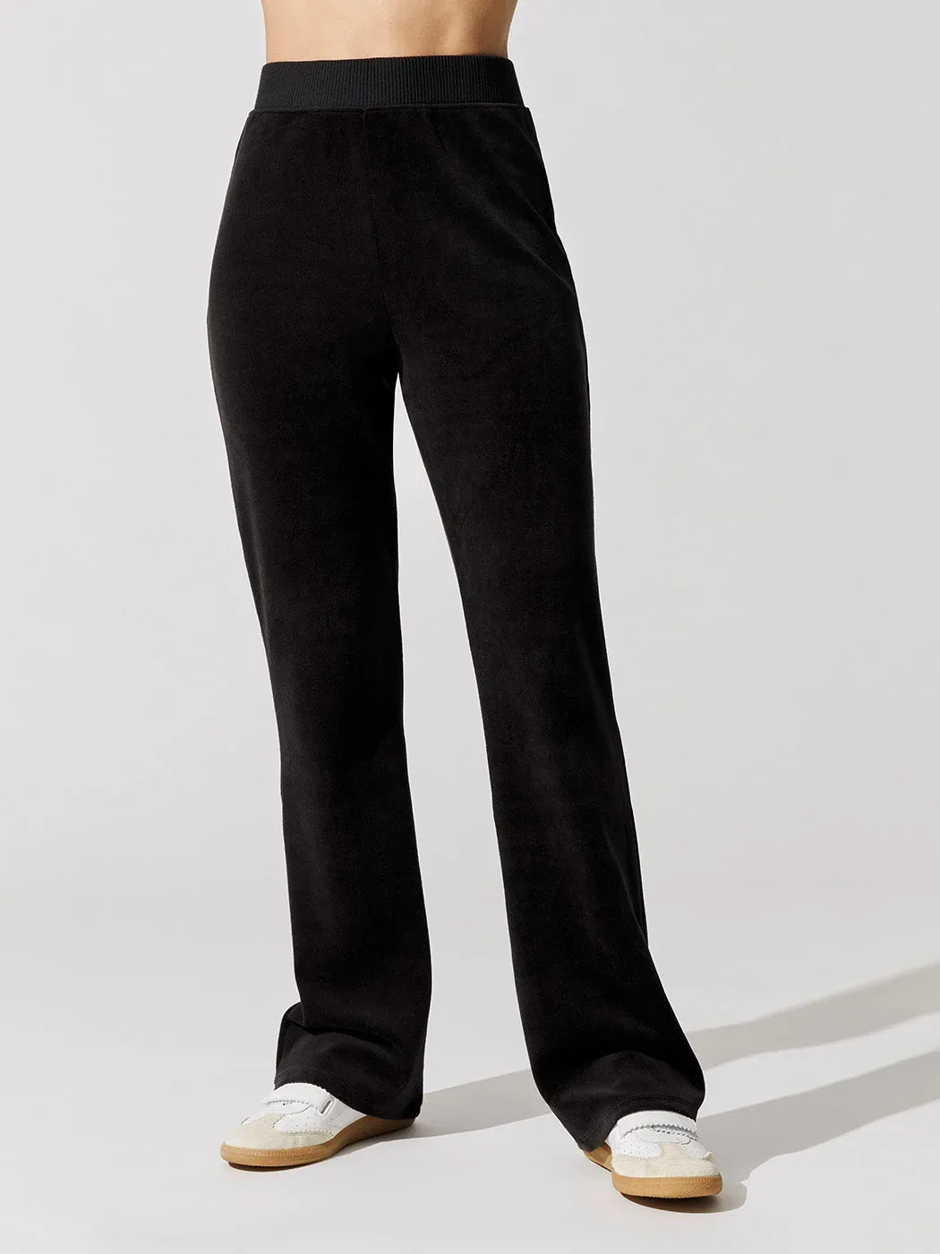 Velour Flare Pants by Carbon38