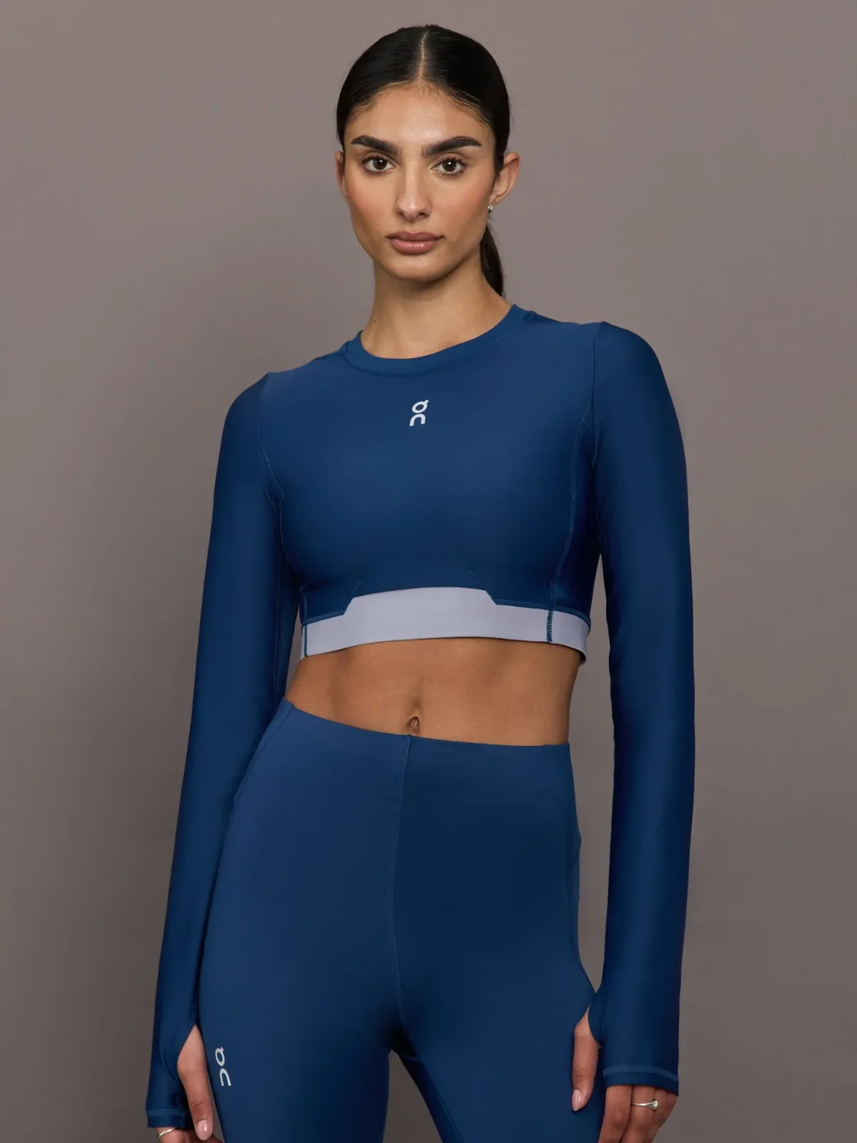 Train Long Sleeve Crop by On