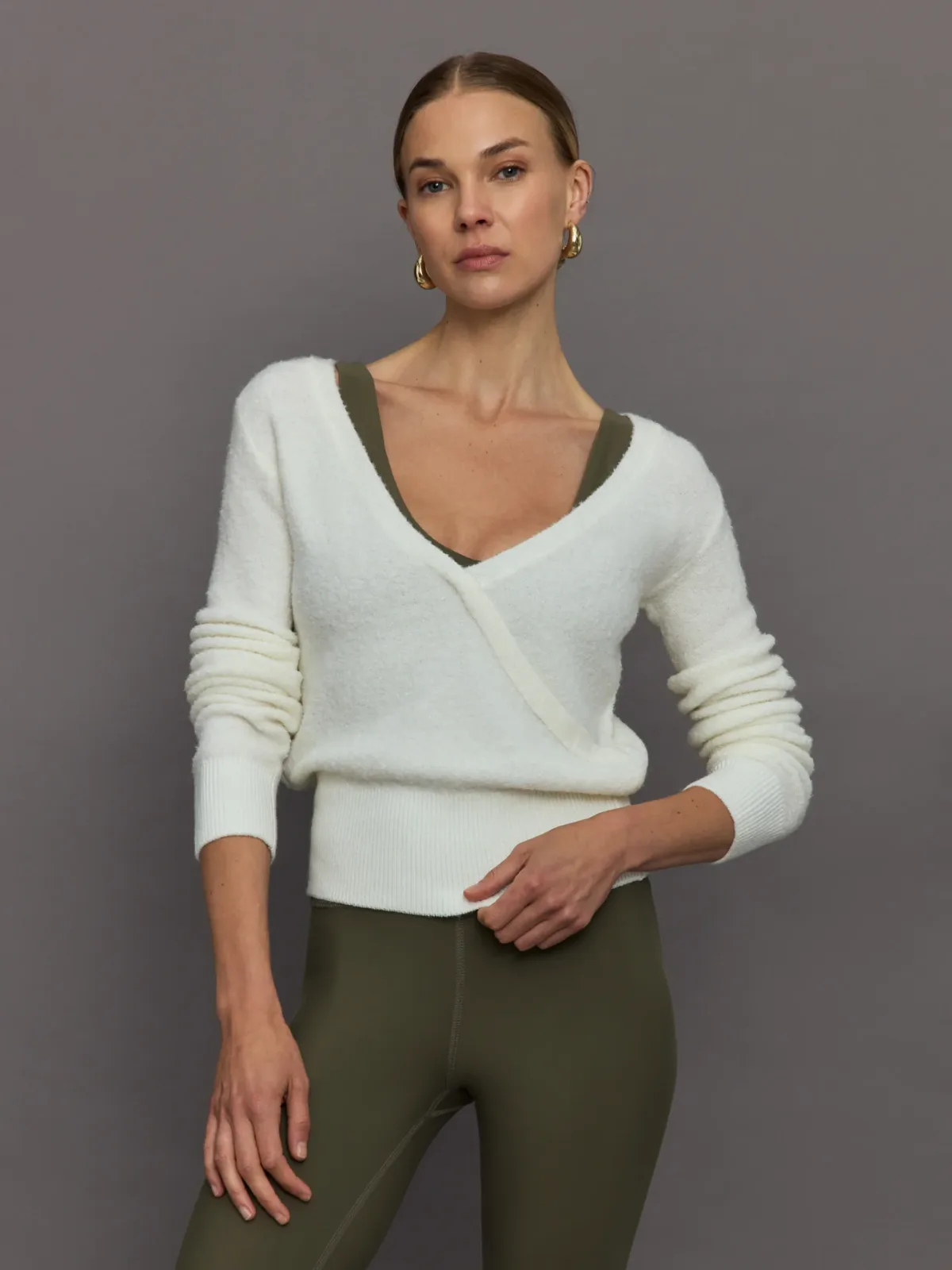 Reversible Boucle Sweater by Carbon38