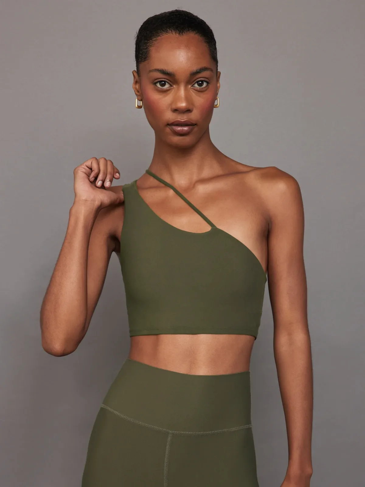 One Shoulder Convertible Bra Top in Melt