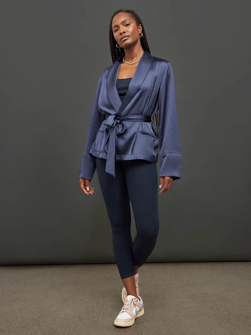 Satin Smoking Jacket by Carbon38