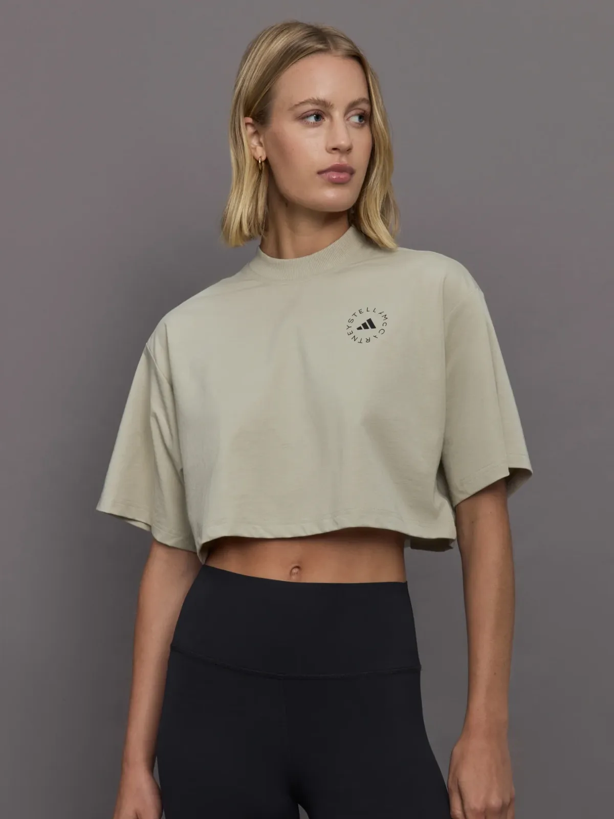 Adidas by Stella Mccartney Asmc Crop Tee by adidas