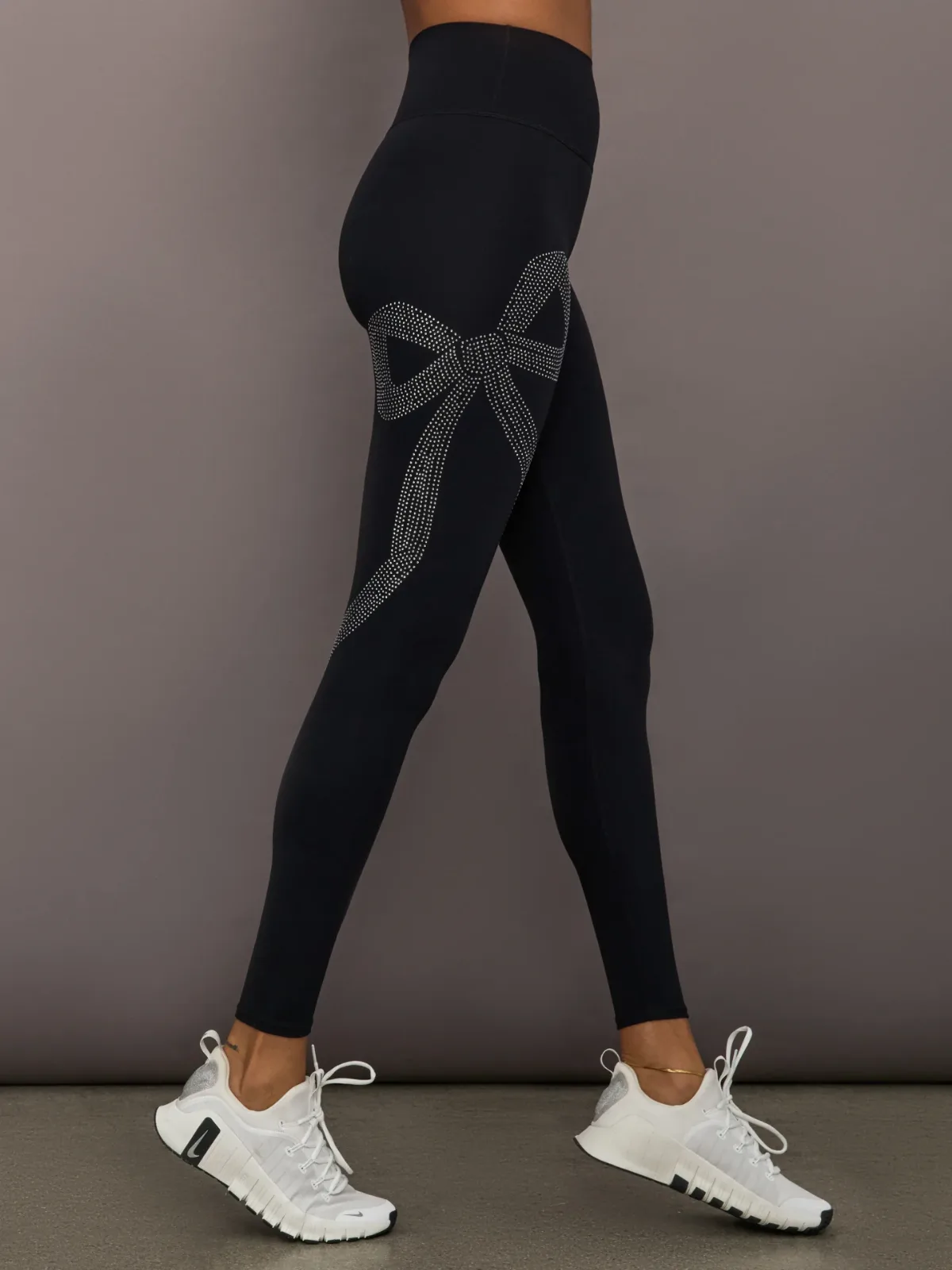 Rhinestone Bow Legging in Melt by Carbon38