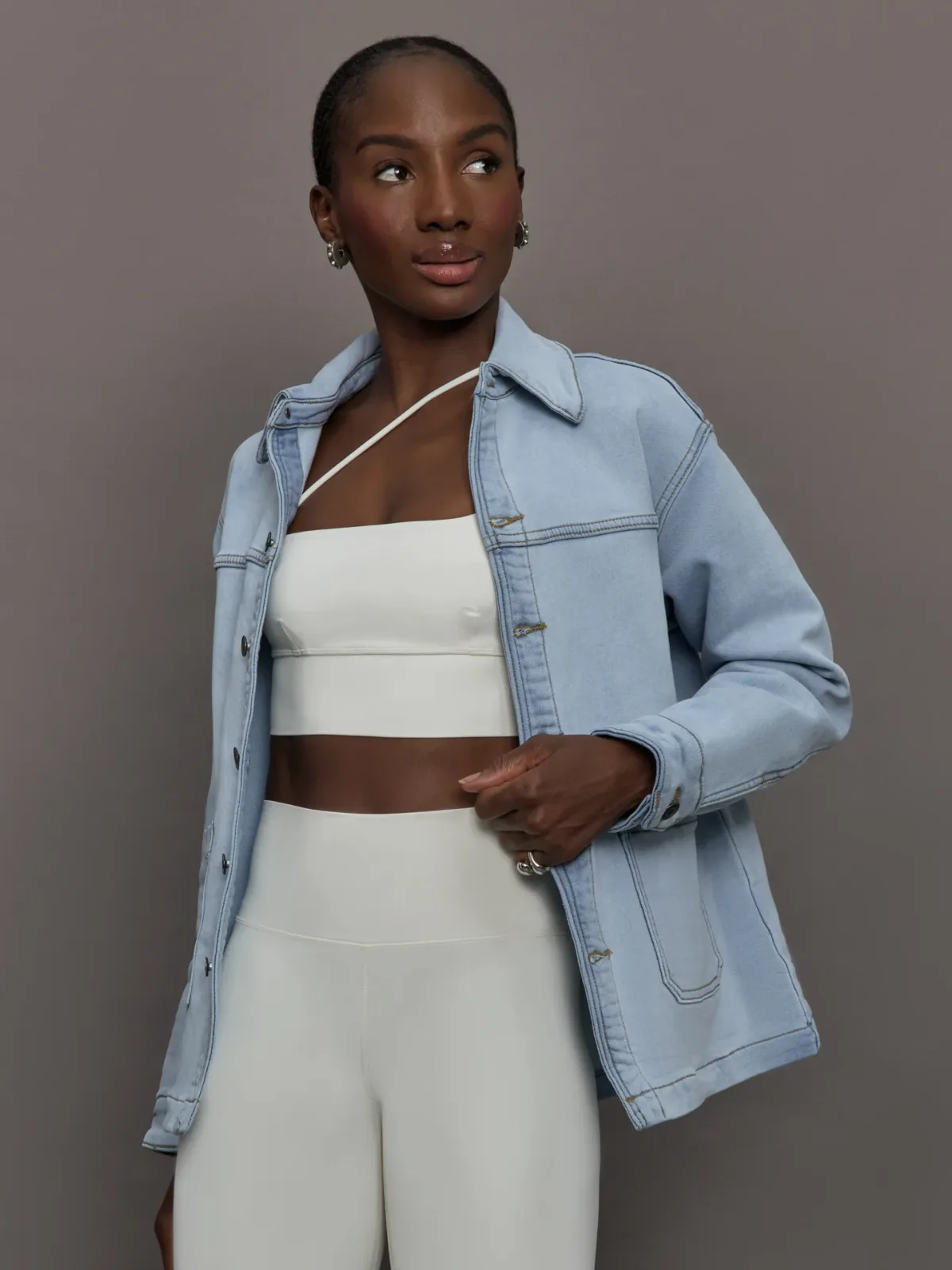 The Denim Shirt Jacket by Carbon38