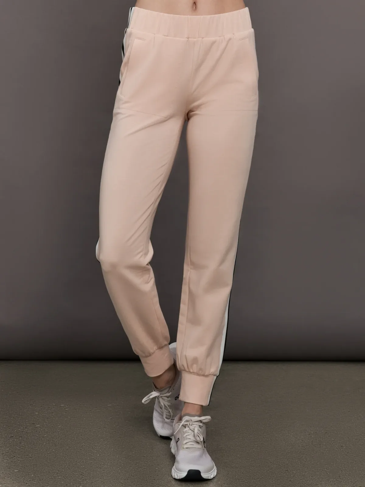 Side Stripe Jog Pant by Norma Kamali