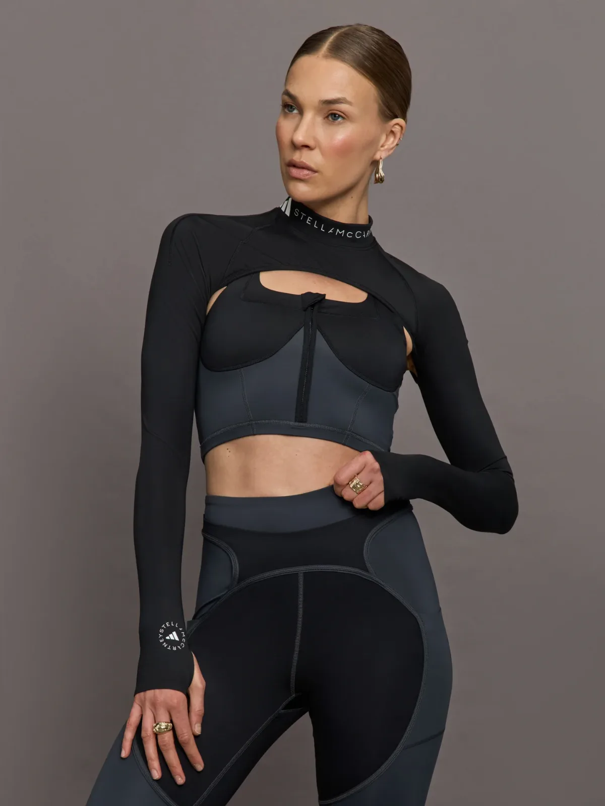 Adidas by Stella Mccartney Asmc Mock Neck Sleeves by adidas