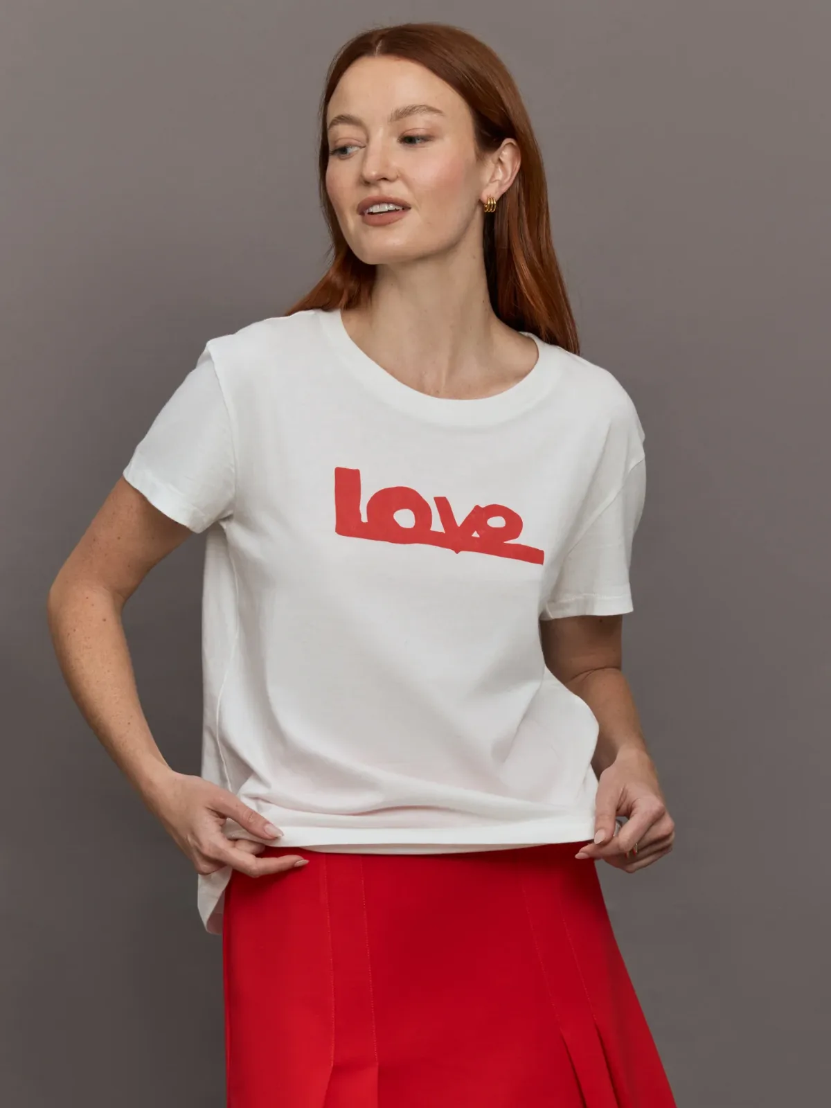 Suke Love Lines Tee by Kerri Rosenthal