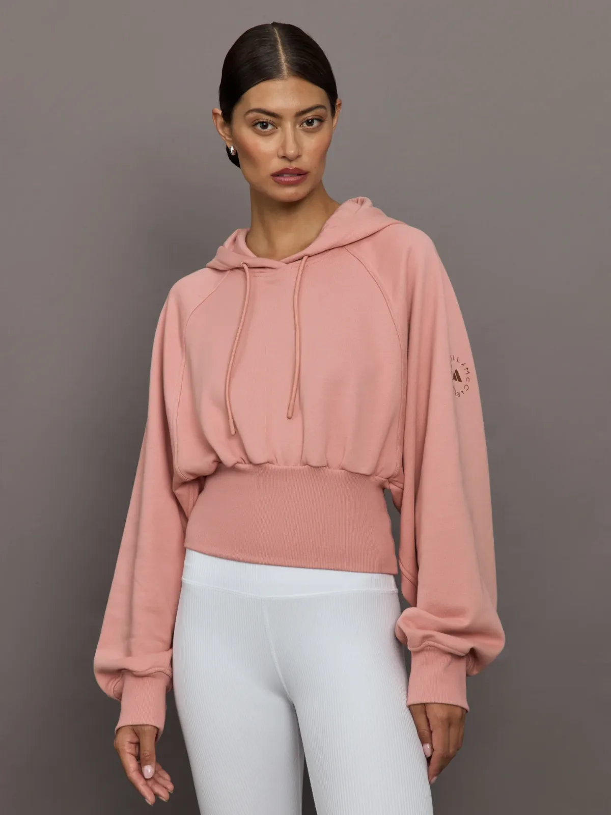 Adidas by Stella Mccartney Asmc Cropped Hoodie