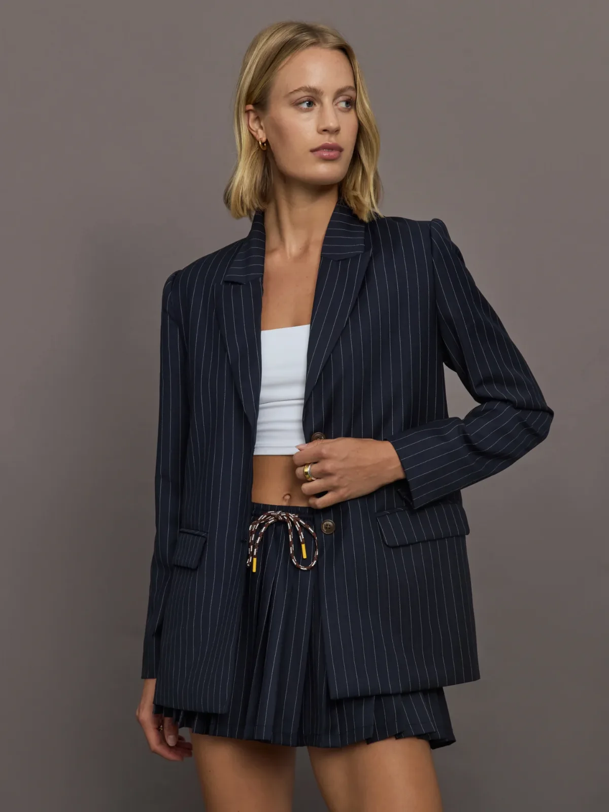 Wool Boyfriend Blazer by The Upside