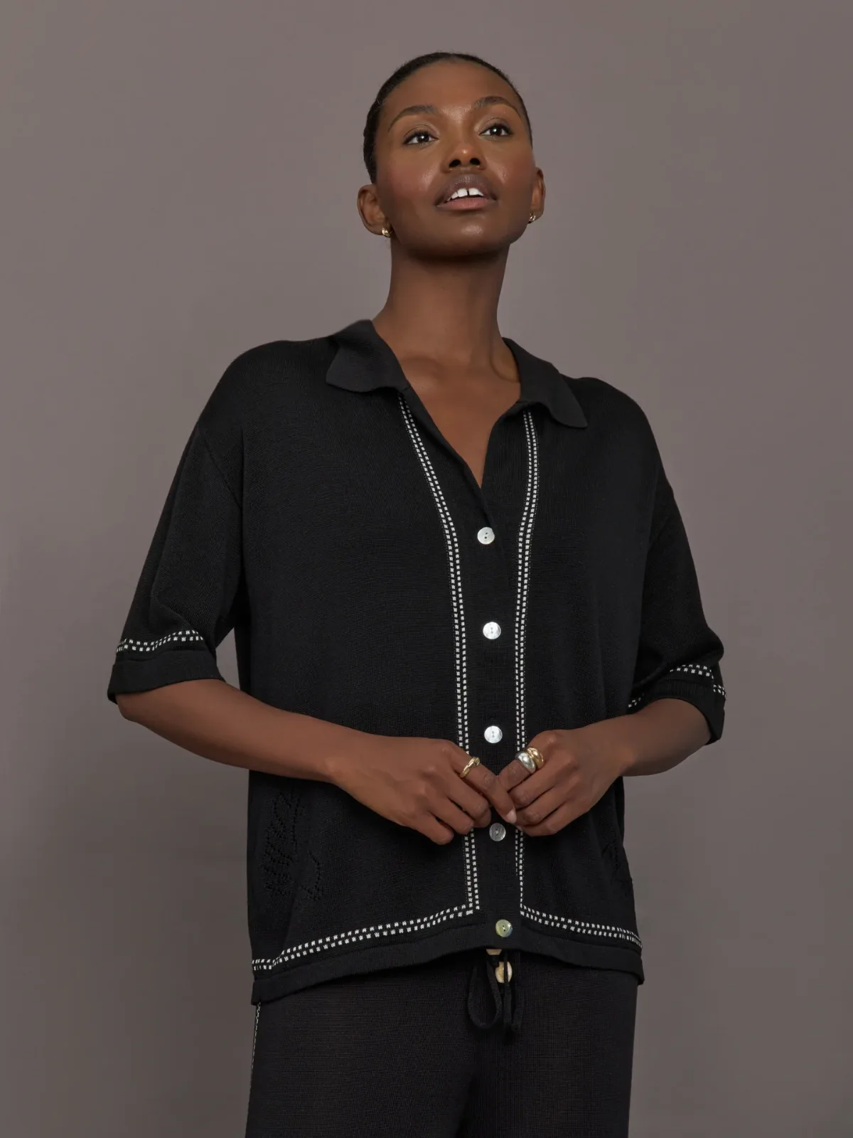 The Coco Knit Shirt by Sancia