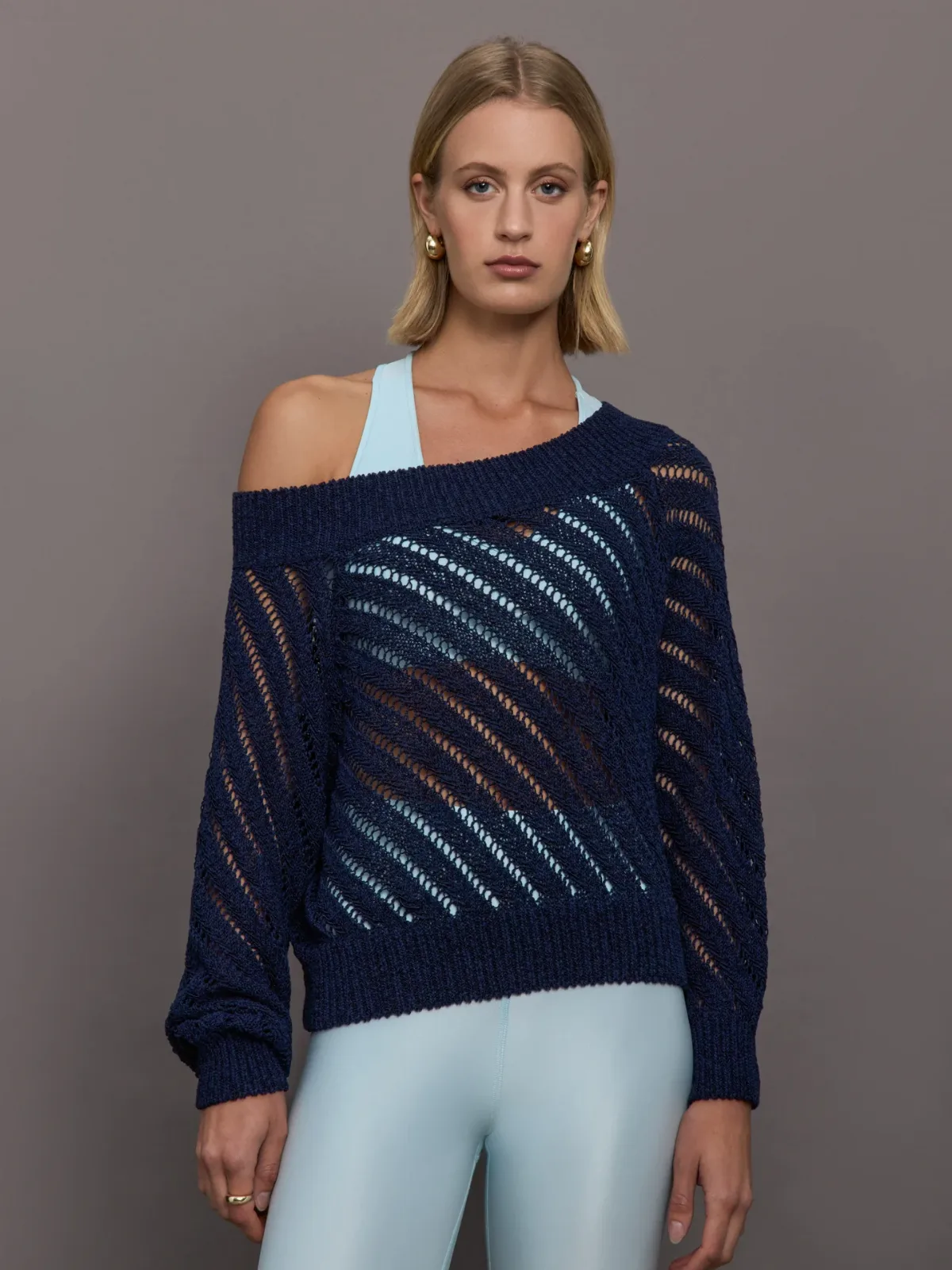 Open Knit Sweater by Carbon38