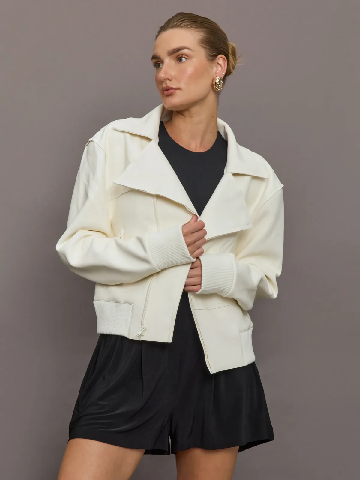 Mini Moto Jacket by Norma Kamali