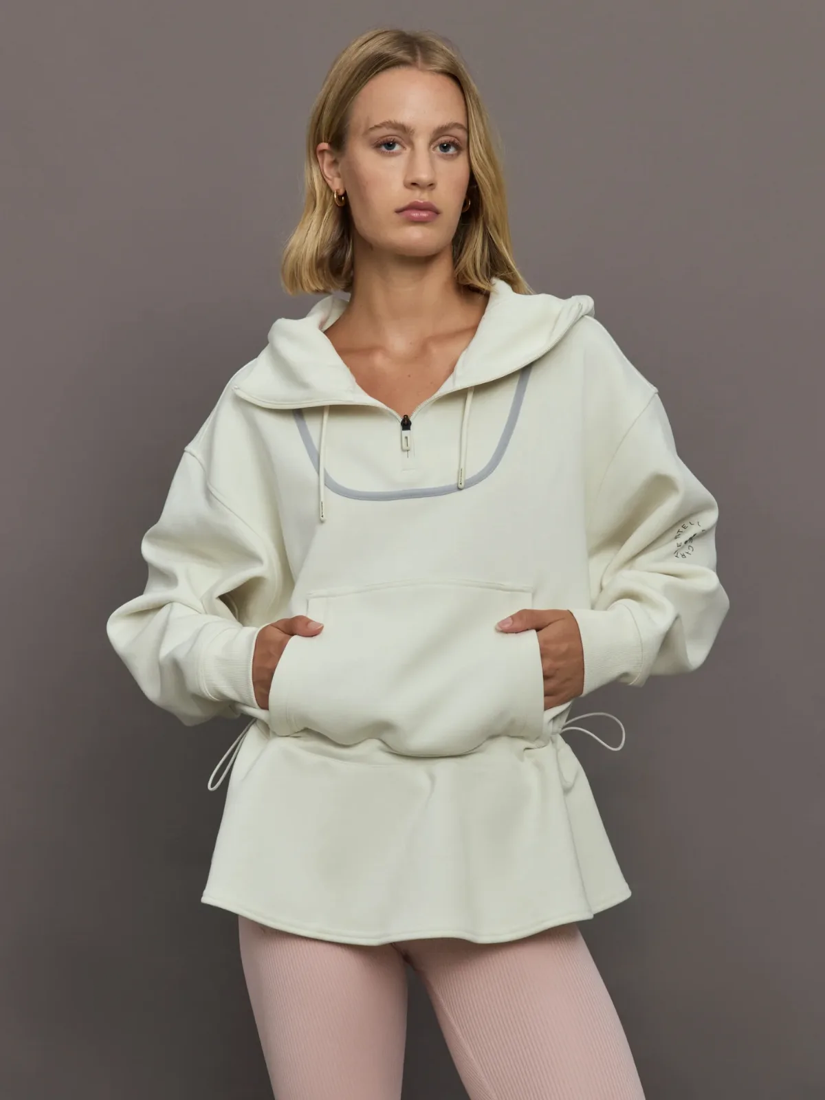 Adidas by Stella Mccartney Asmc Peplum Hoodie