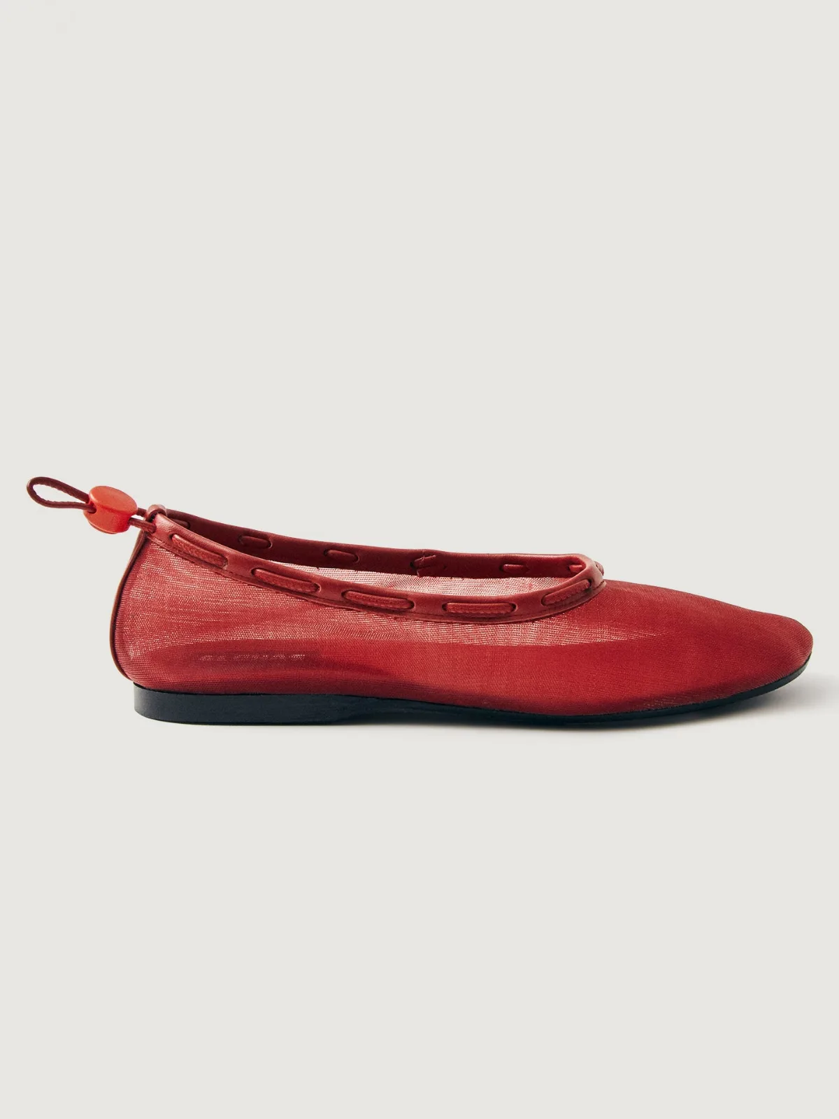 Gill Mesh Ballet - Red Mesh Leather by Alohas