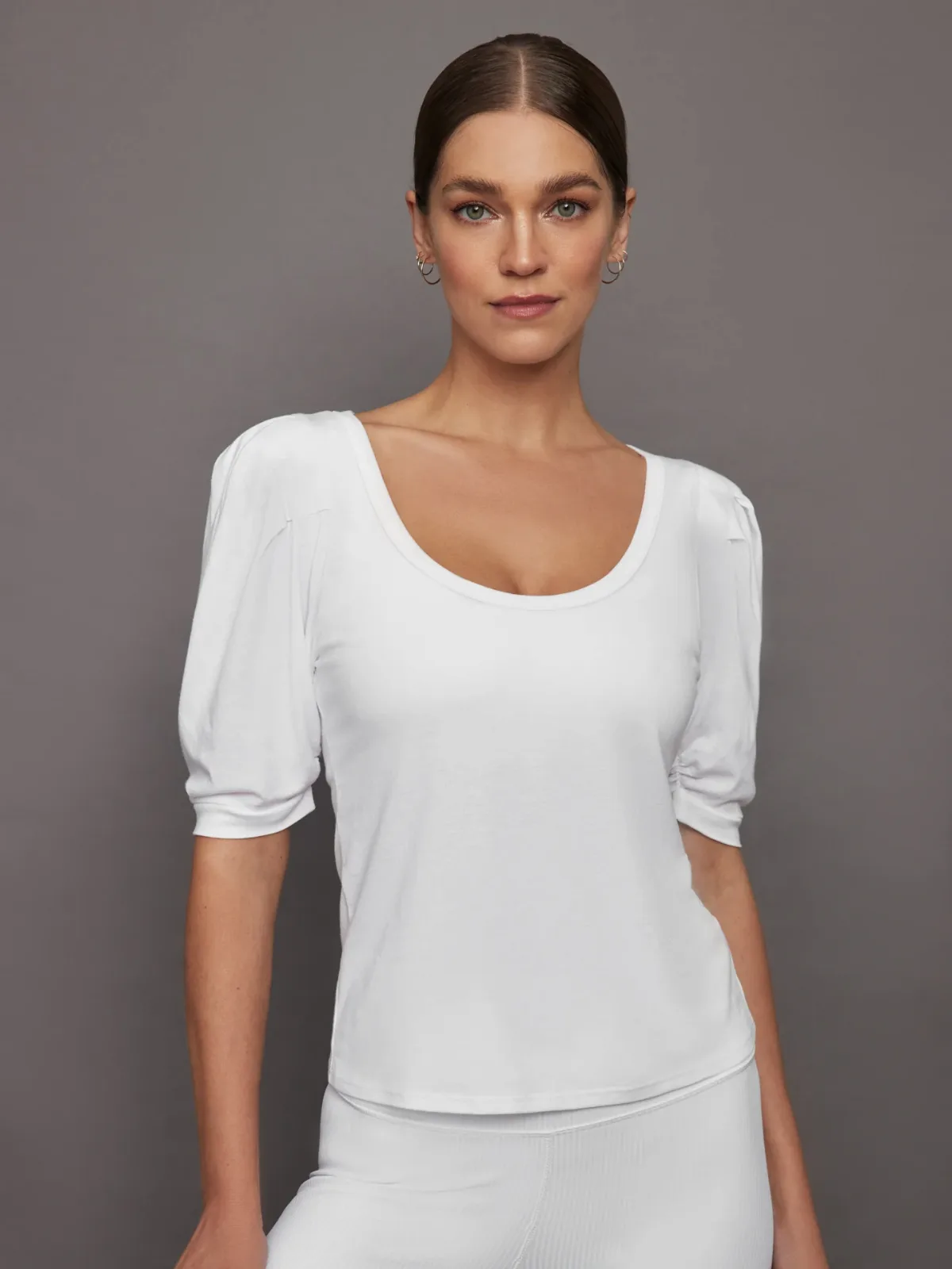 Puff Sleeve Tee by Carbon38