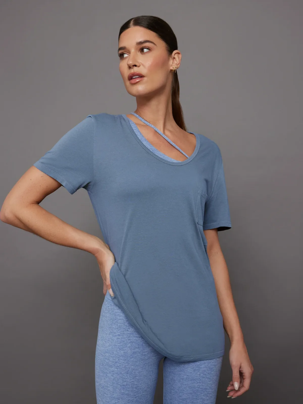Short Sleeve Pocket Tee by Carbon38
