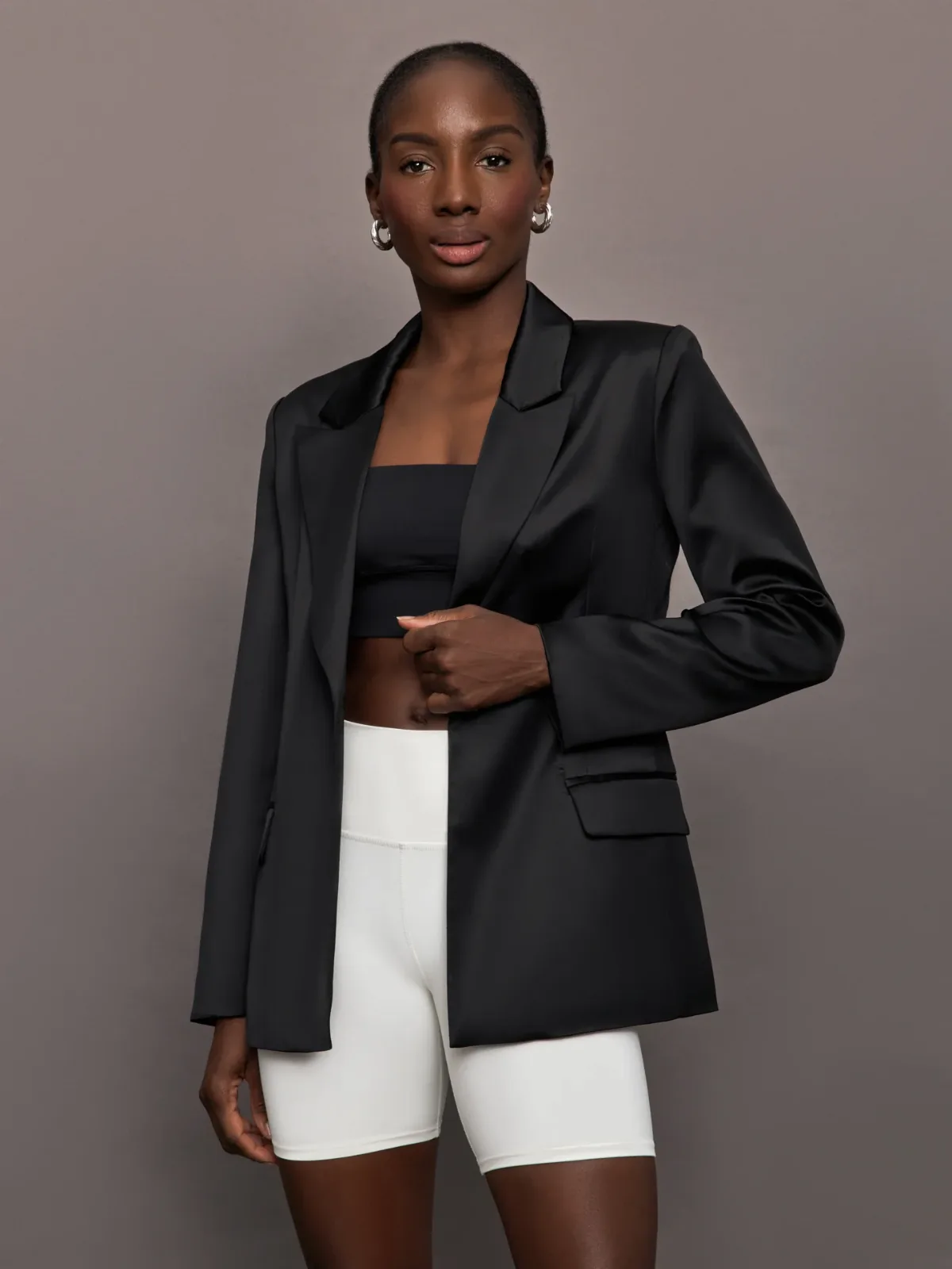Satin Blazer by Carbon38