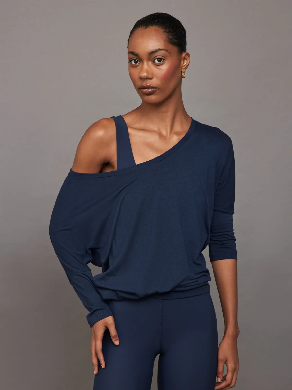 Long Sleeve Off Shoulder Tee