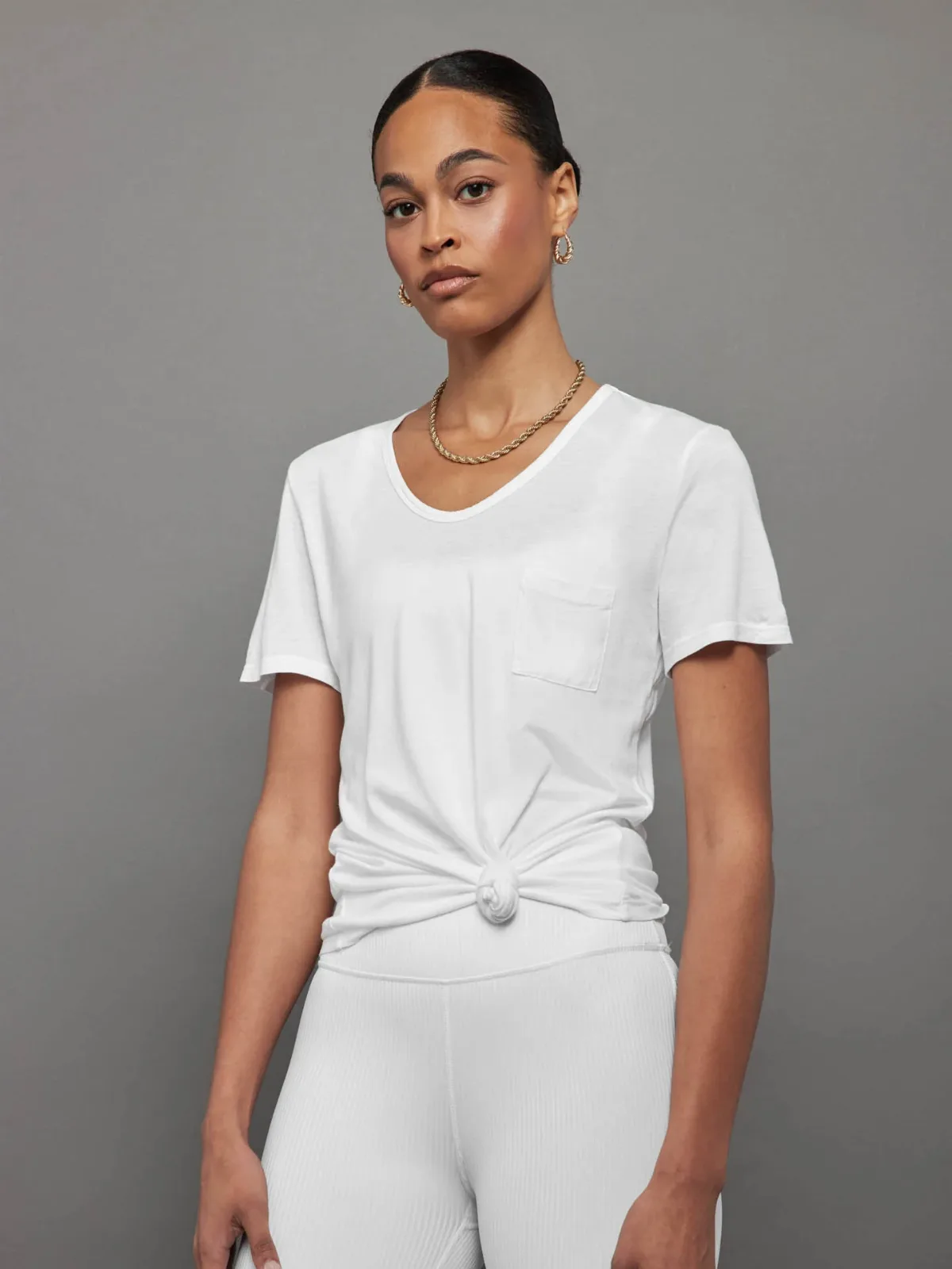 Short Sleeve Pocket Tee by Carbon38