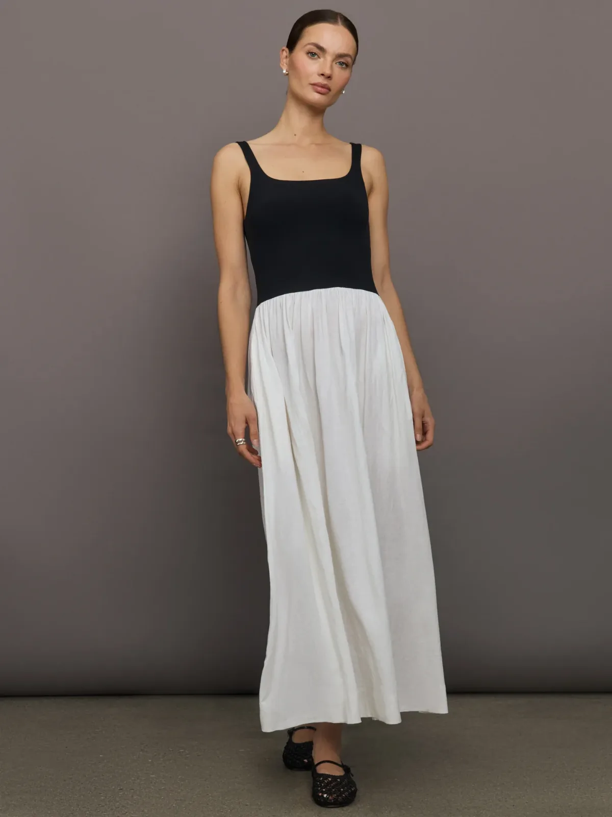 Linen and Melt Dress by Carbon38