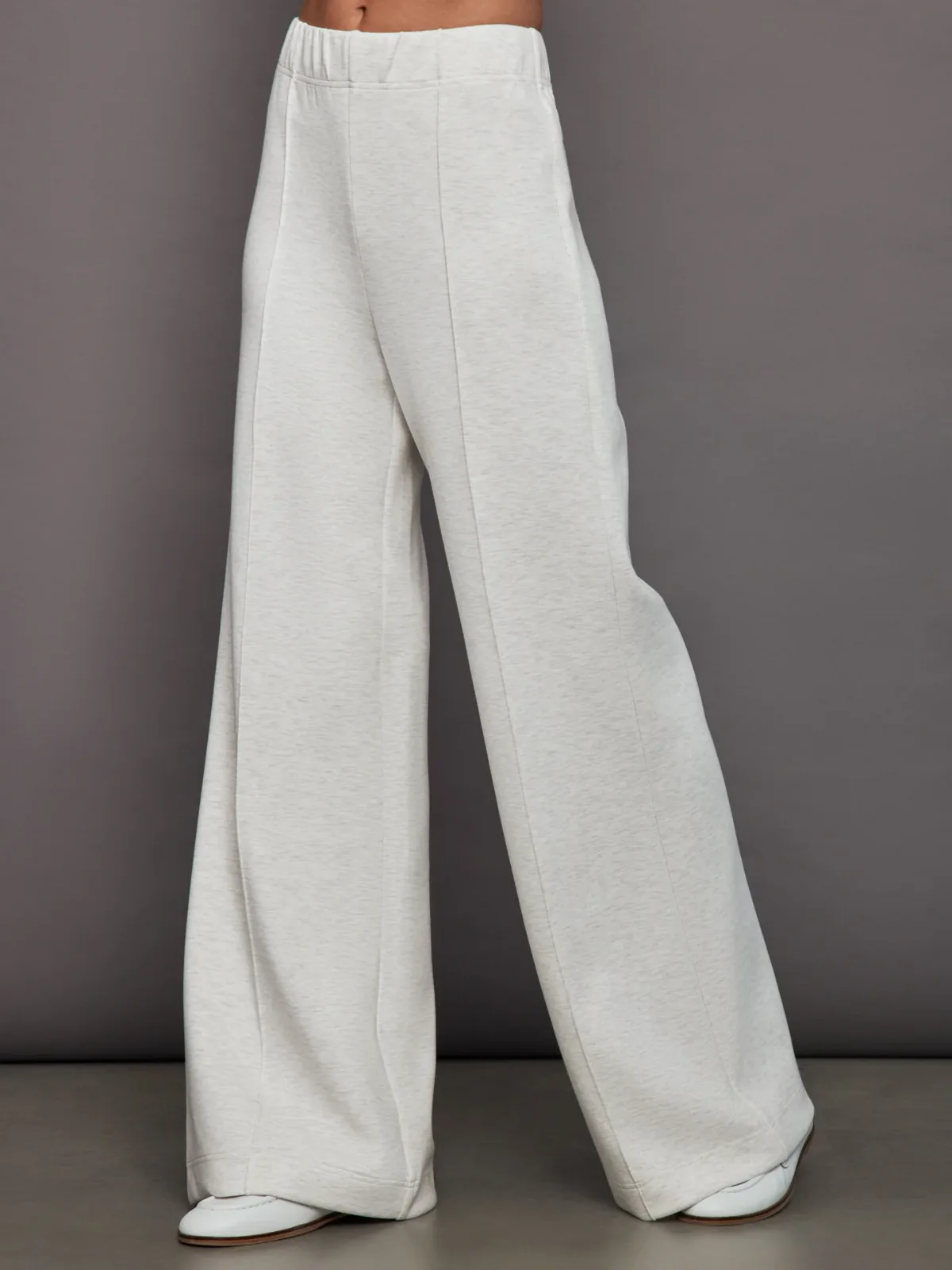 Pintuck Knit Pant in Interlock by Carbon38