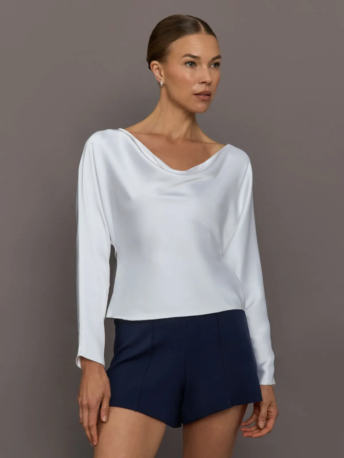 Norma Kamali Dolman Maria Top by Norma Kamali