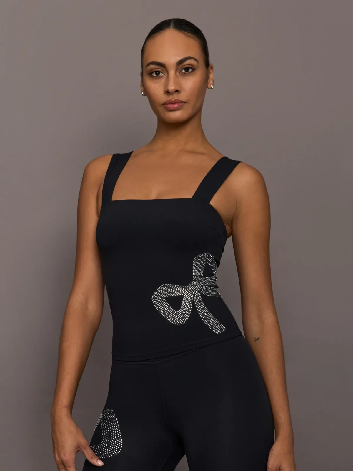 Rhinestone Bow Tank in Melt by Carbon38