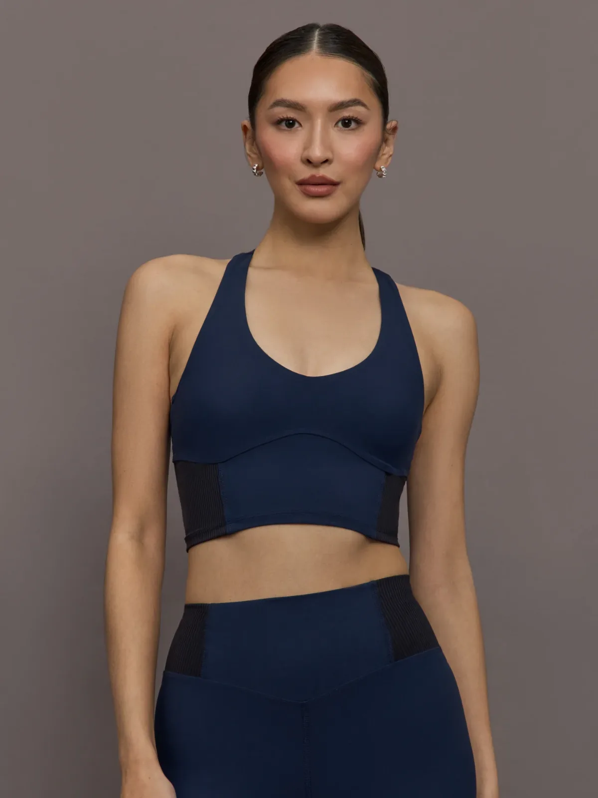 Seamed Bra in Melt W/ Ribbing by Carbon38