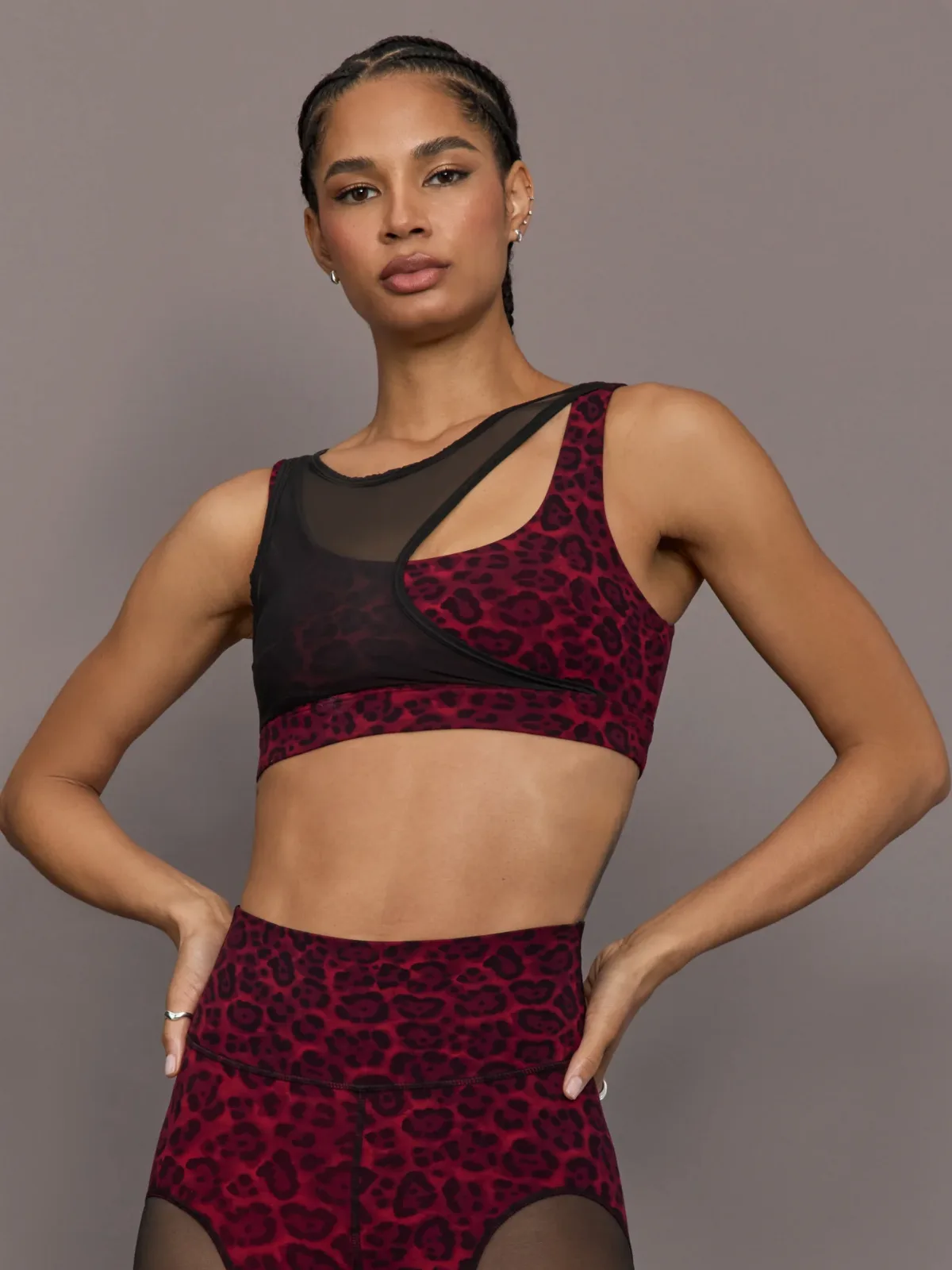 Mesh Overlay Bra by Carbon38