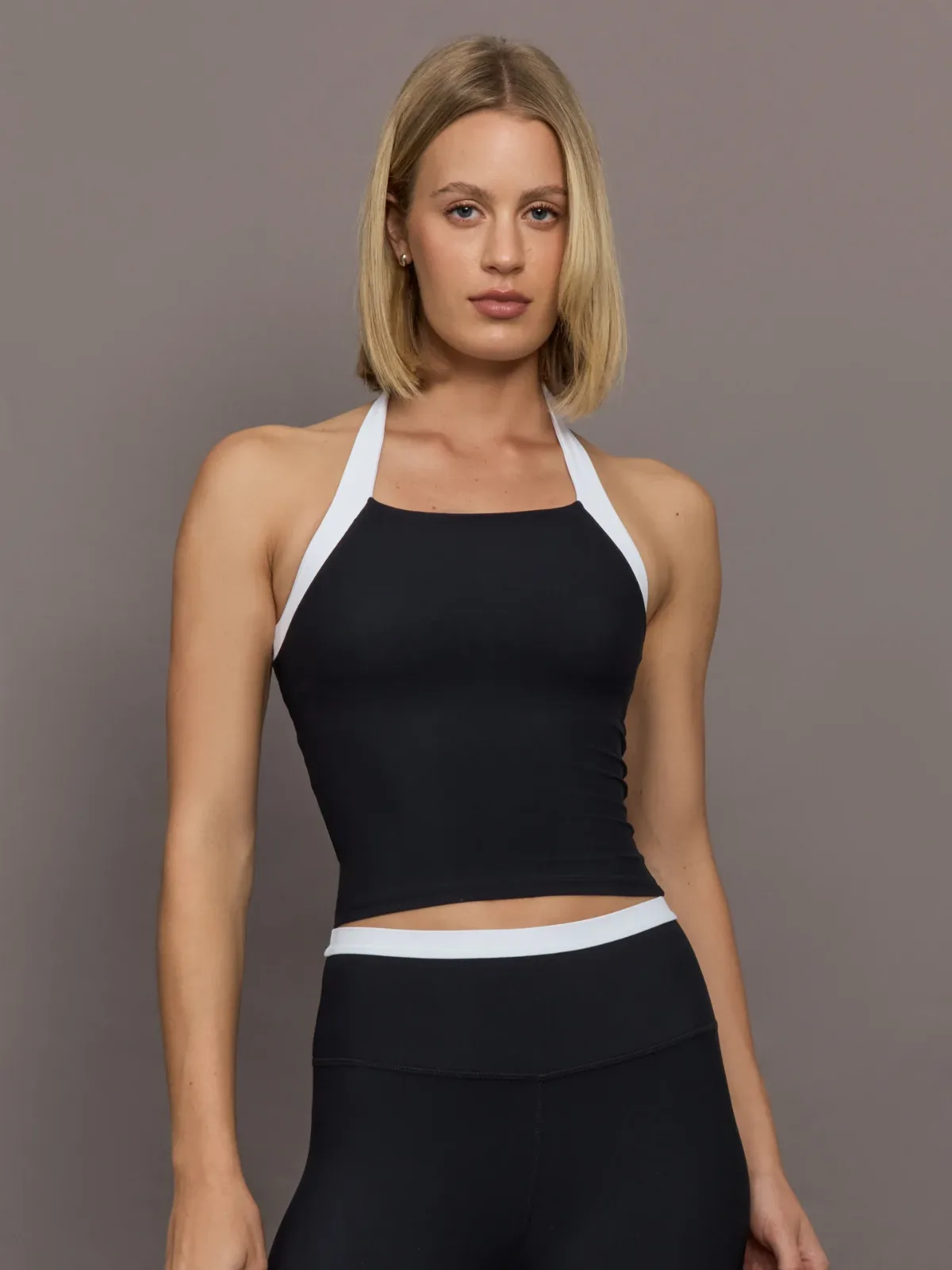 Colorblock Halter Tank in Melt by Carbon38