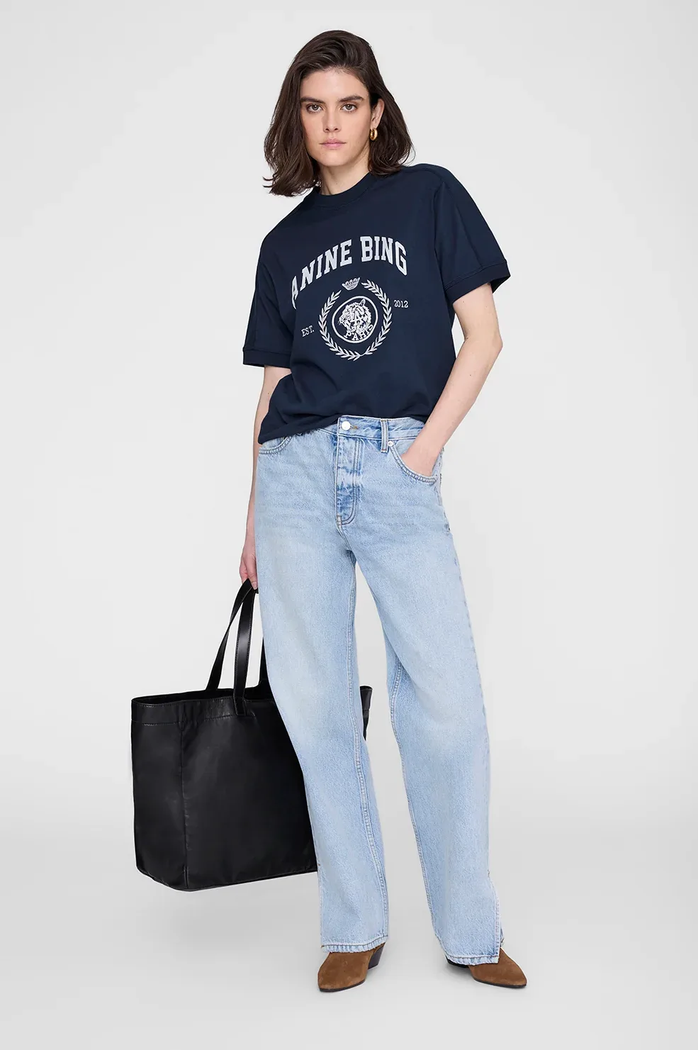 Jaylin Tee Collegiate by ANINE BING
