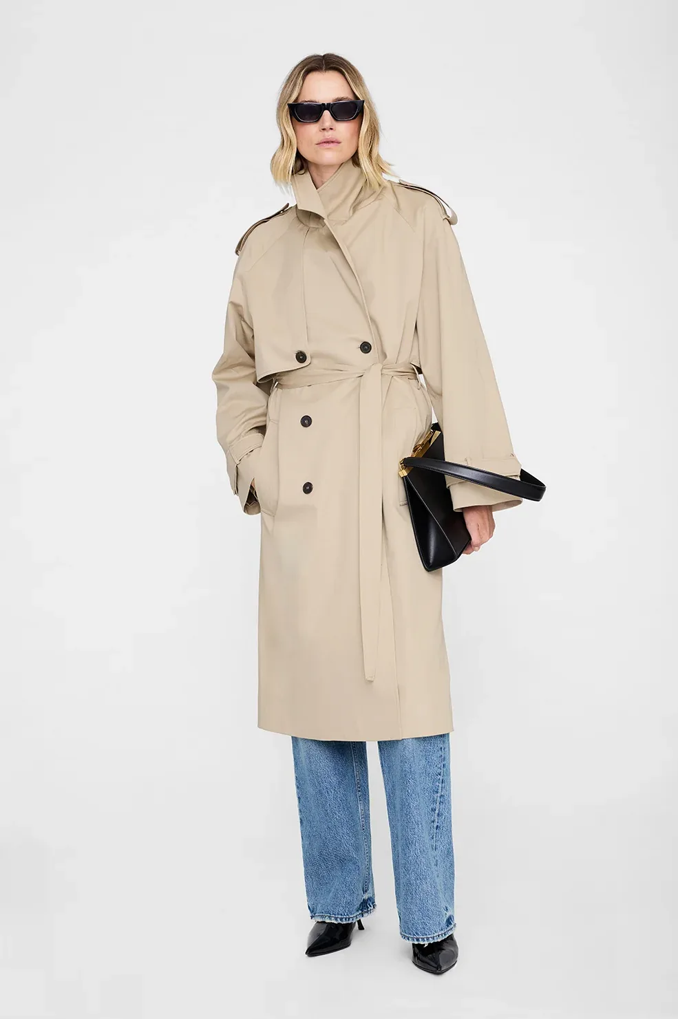Rickie Maxi Trench by ANINE BING