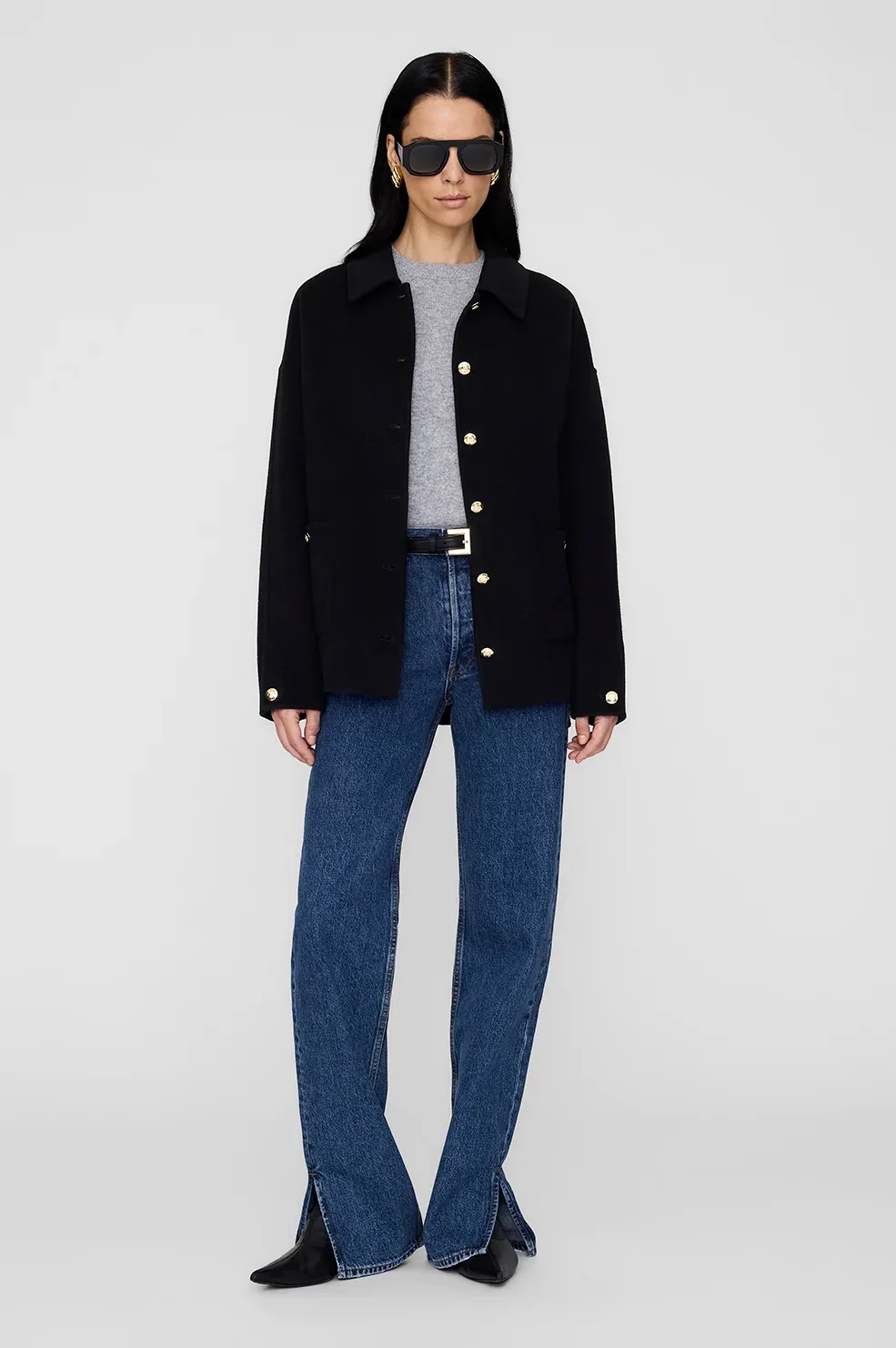 Luca Jacket - Cashmere Blend by ANINE BING
