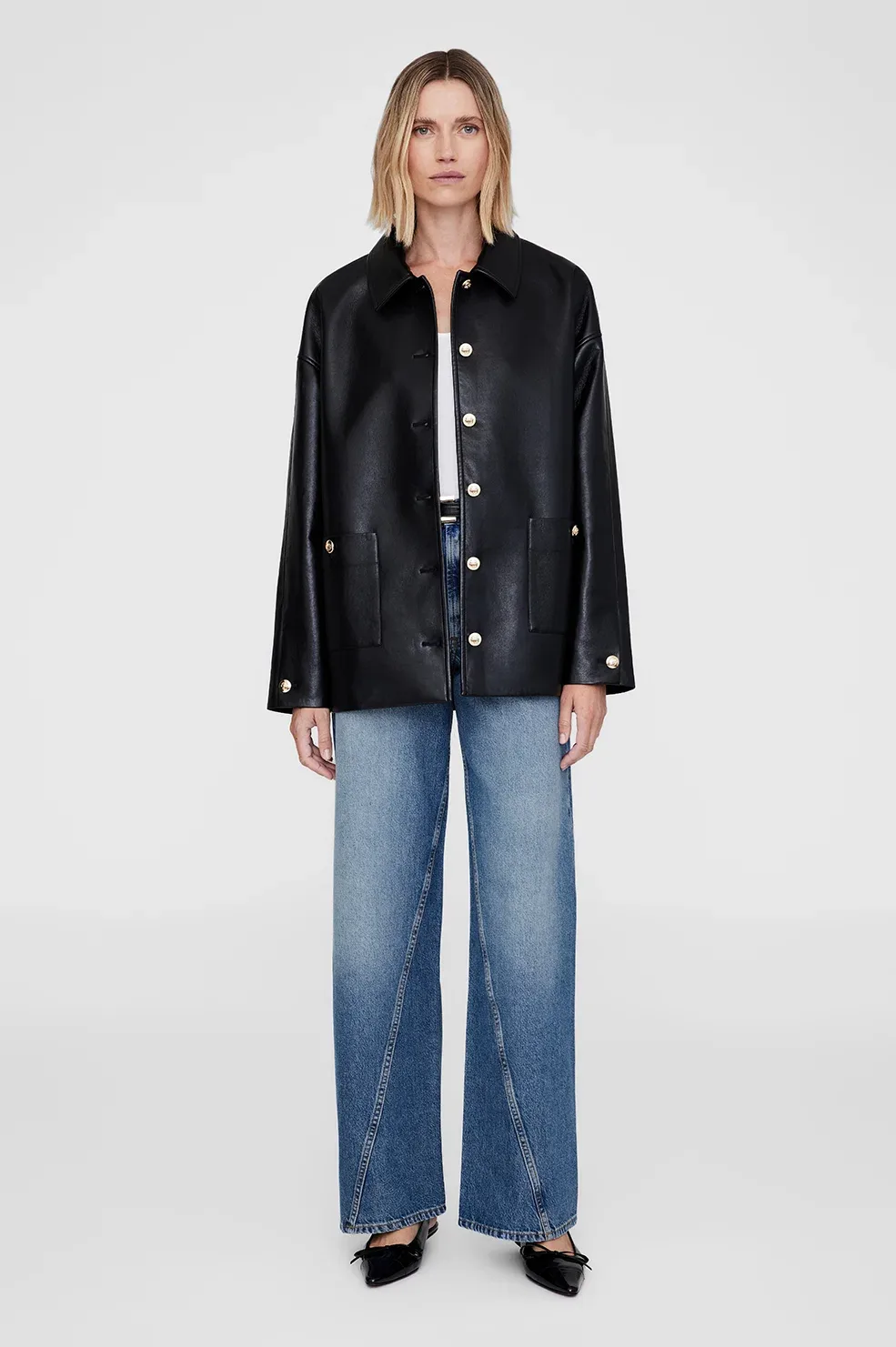 Luca Jacket - Recycled Leather by ANINE BING