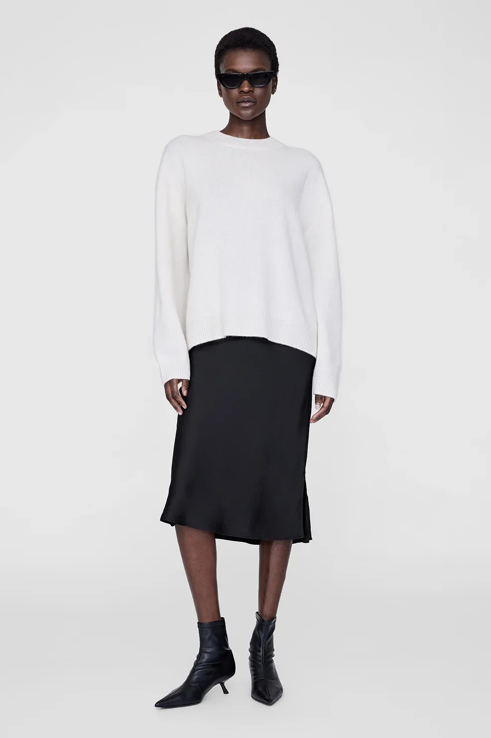 Bar Silk Skirt by ANINE BING