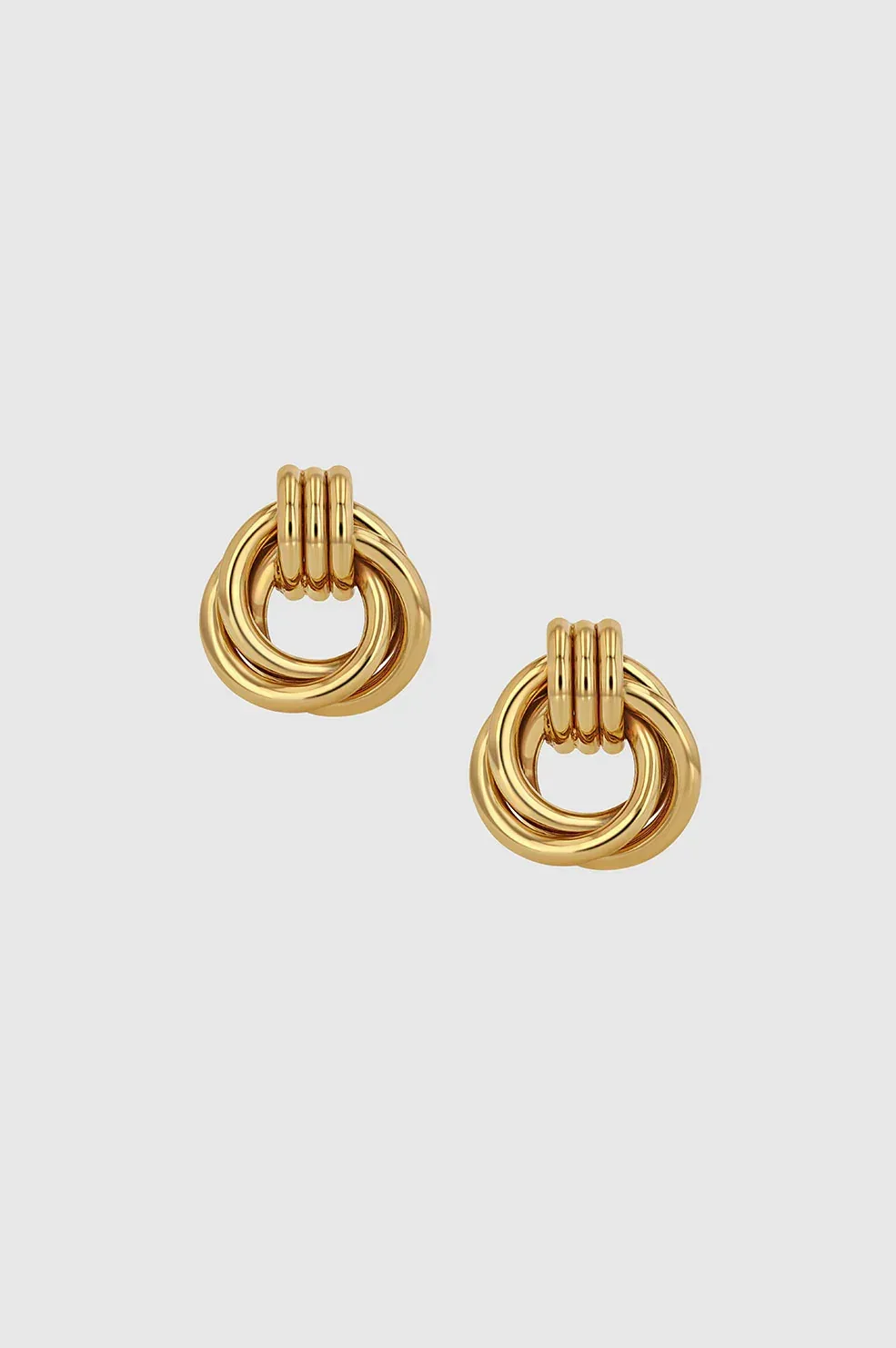 Triple Knot Earrings by ANINE BING