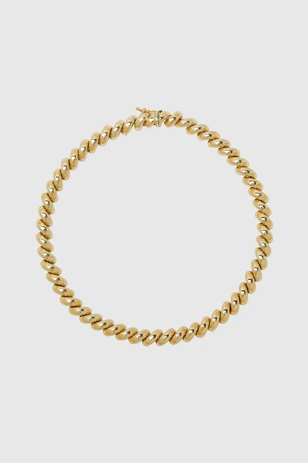 Spiral Necklace 14k Gold by ANINE BING