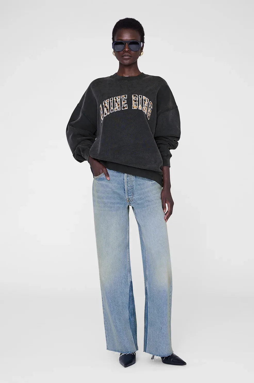 Miles Sweatshirt Anine Bing Leopard
