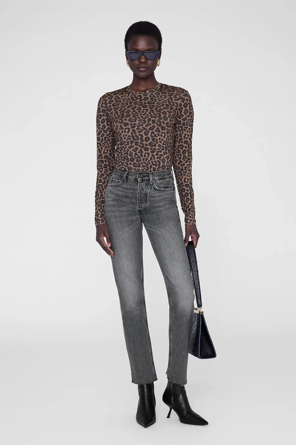 Sylvie Long Sleeve Tee by ANINE BING