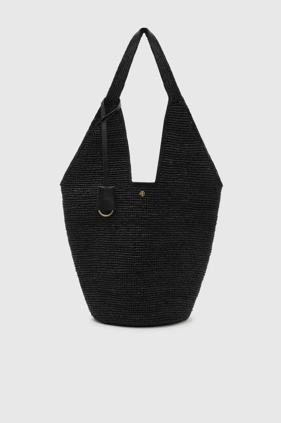 Leah Hobo Bag Plain Raffia by ANINE BING
