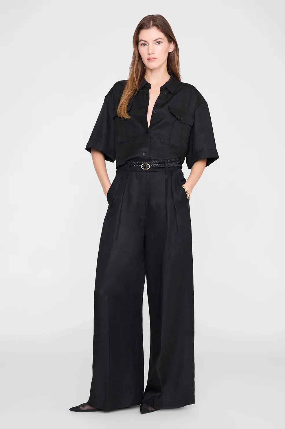 Edith Shirt Linen Blend by ANINE BING
