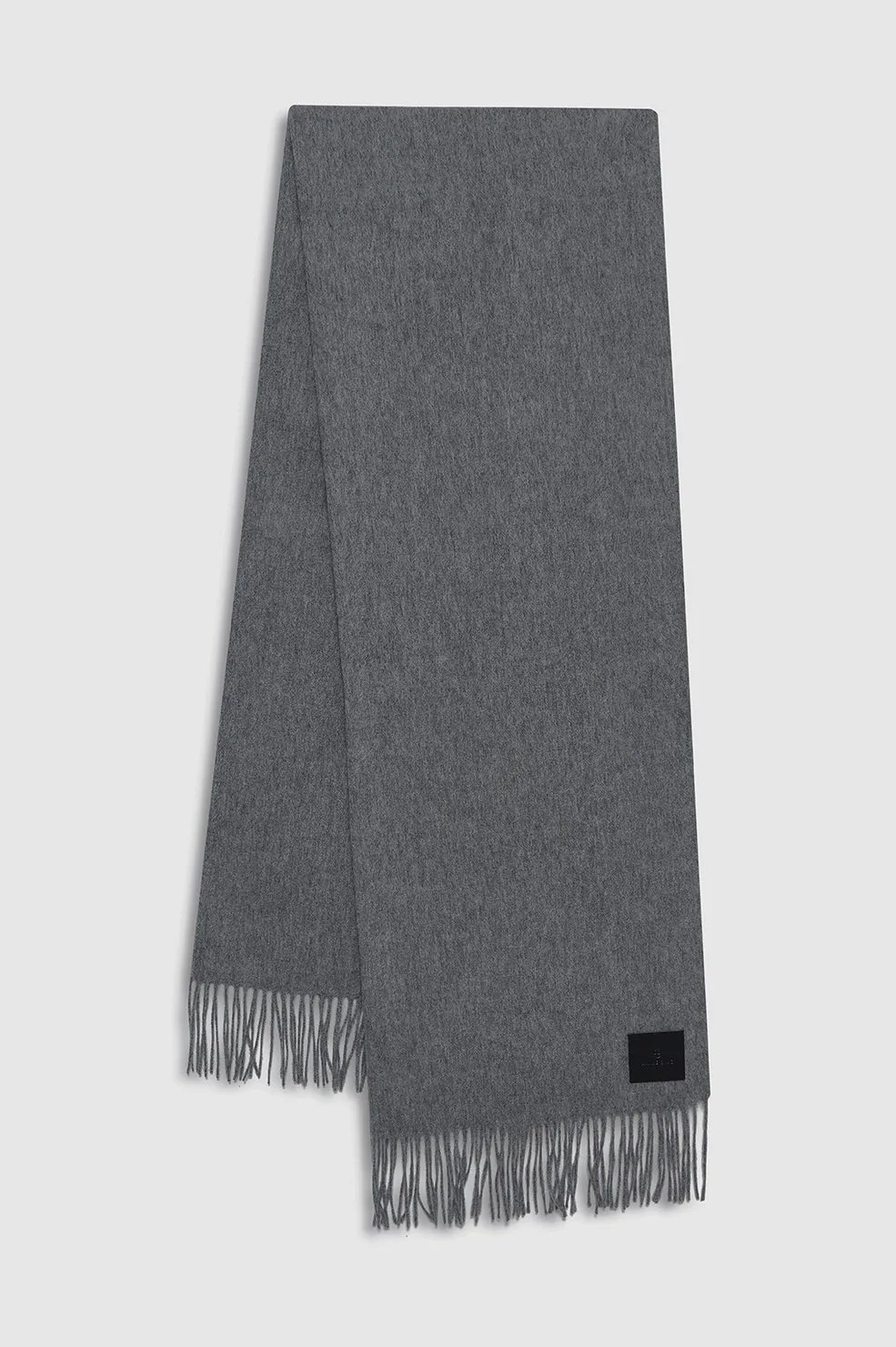 Augustina Scarf Grey Wool by ANINE BING