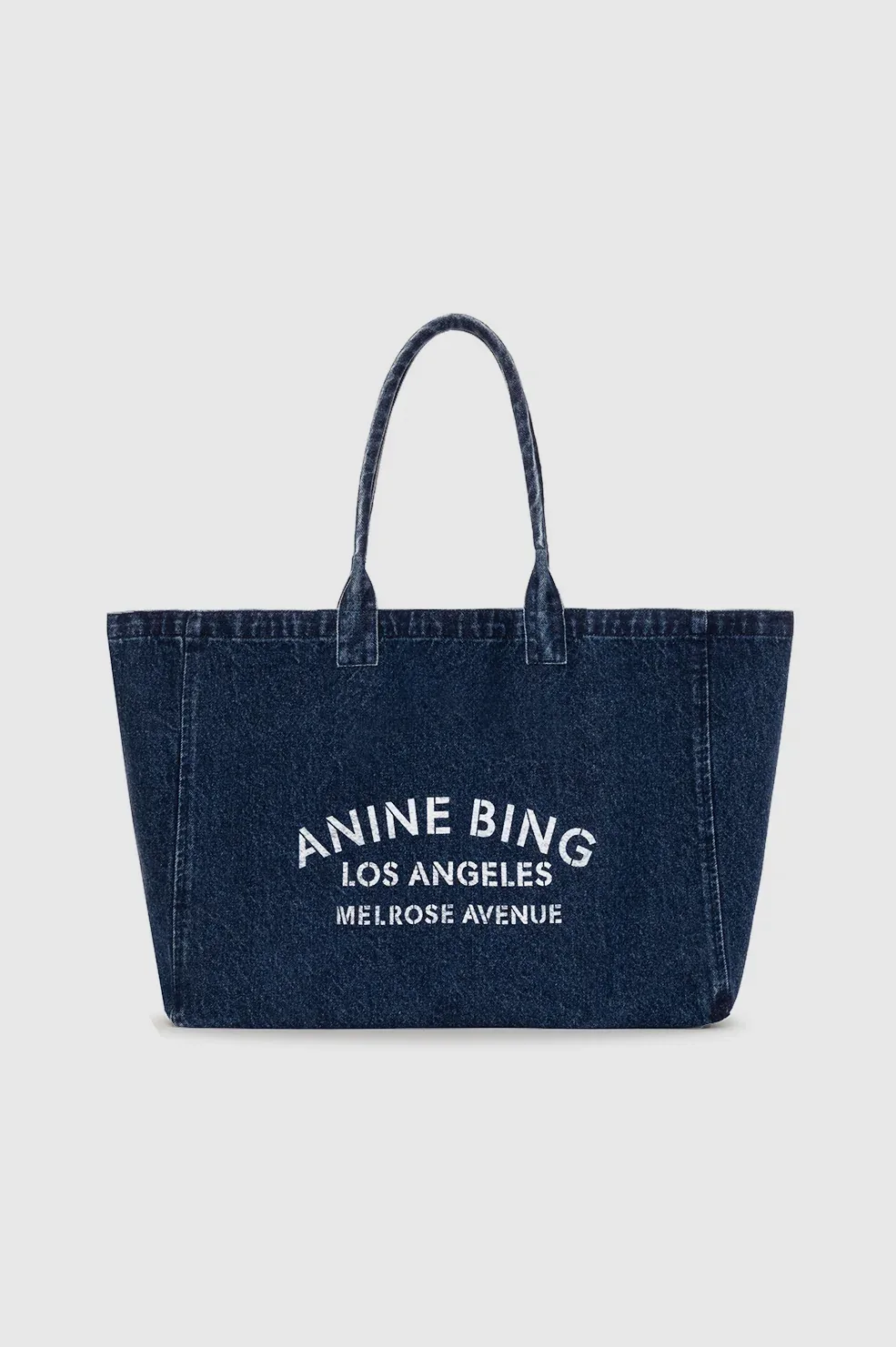 Leo Denim Tote by ANINE BING
