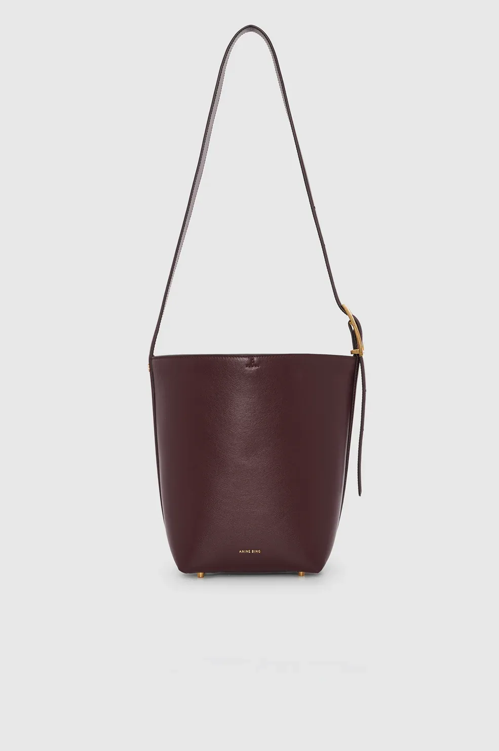 Elly Medium Bucket Bag Grained Leather