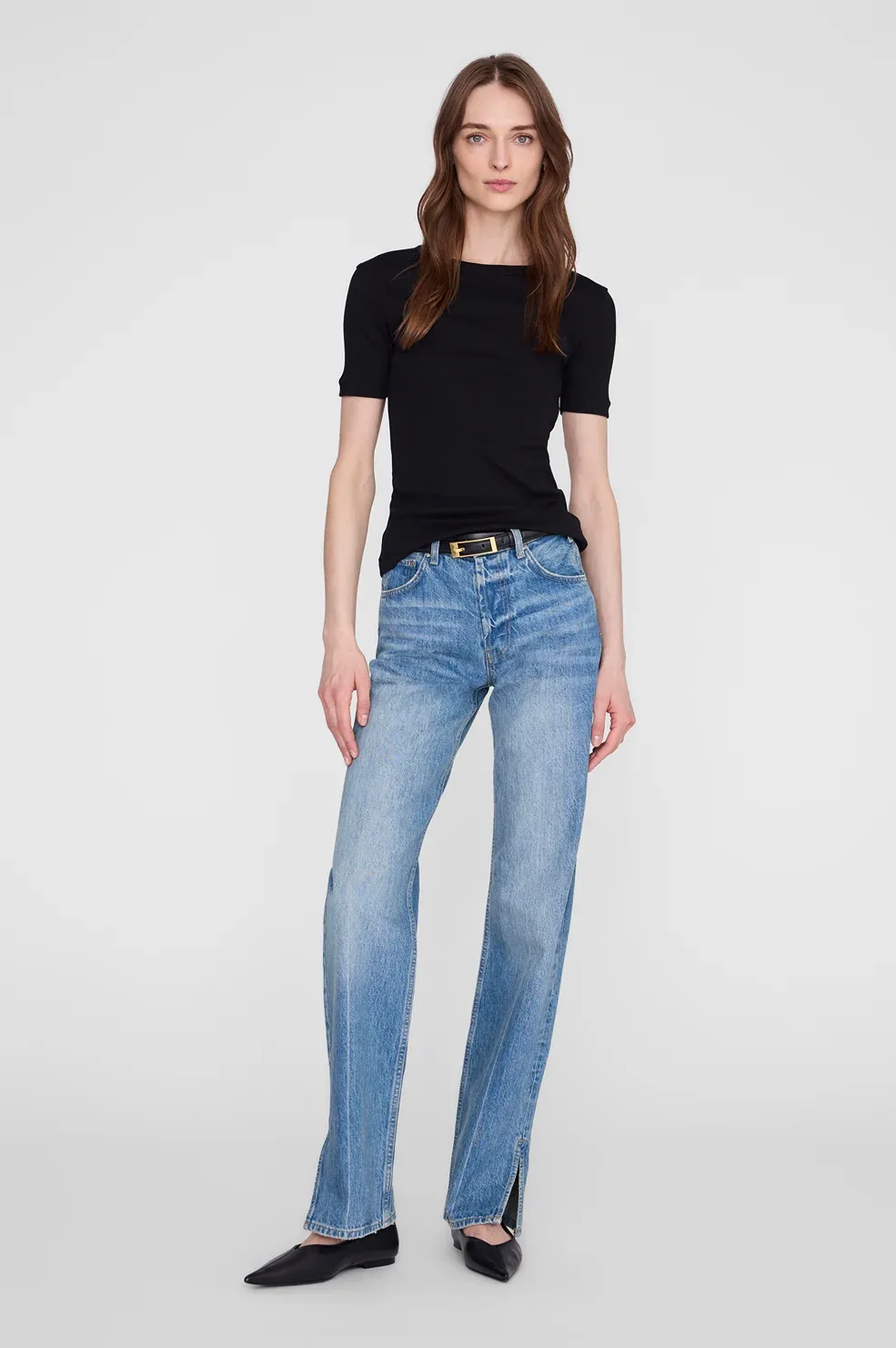 Sixtine Tee Short Sleeve by ANINE BING