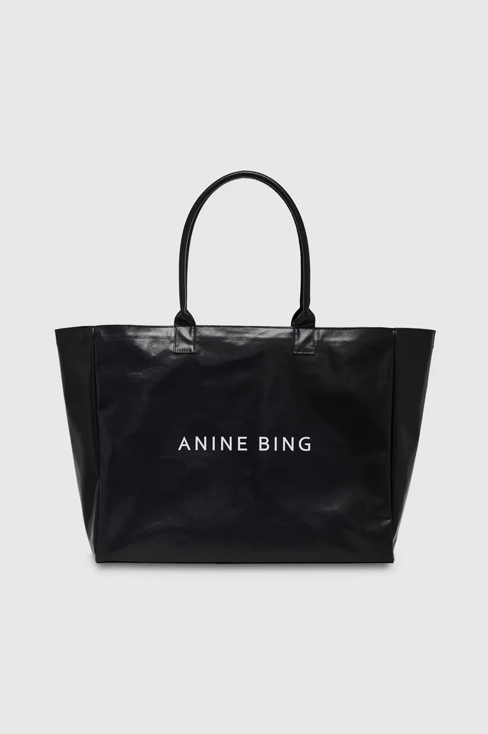 Leo Coated Canvas Tote by ANINE BING