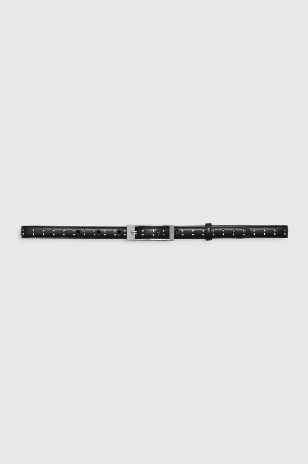Elly Belt Studs Smooth Leather by ANINE BING
