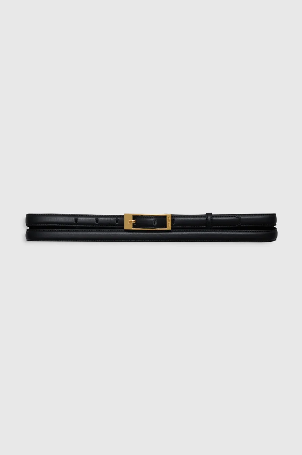 Double Elly Belt Smooth Leather by ANINE BING